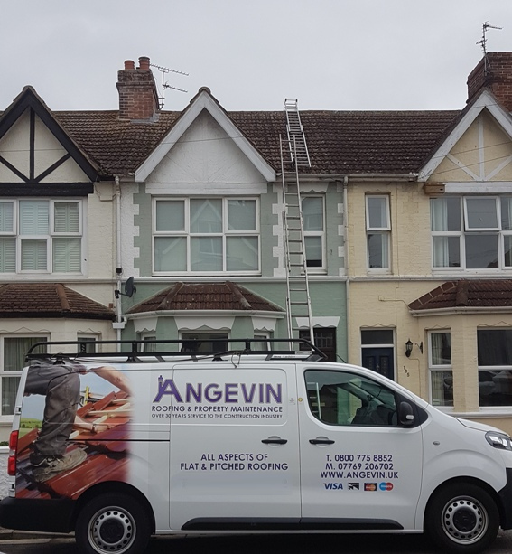 angevin roofing van 2